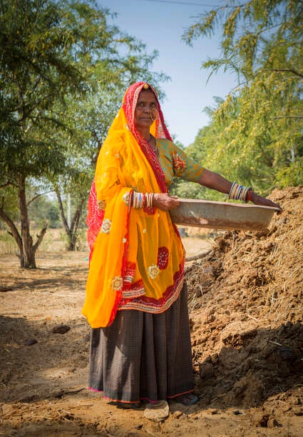 Rural women's Self-Help Group at work